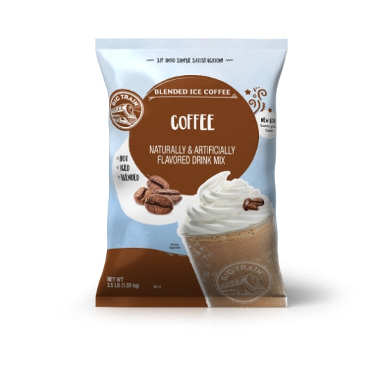Big Train Blended Ice Coffee Mix, 5 x 3.5 lb Case - Beverages