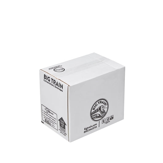 Big Train Caramel Latte Blended Ice Coffee Powdered Drink Mix, 5 x 3.5 lb Case - GS1 closed shipping case image