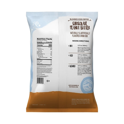 Big Train Chocolate Peanut Butter Blended Ice Coffee Powdered Drink Mix, 5 x 3.5 lb Case - DOT product image 2