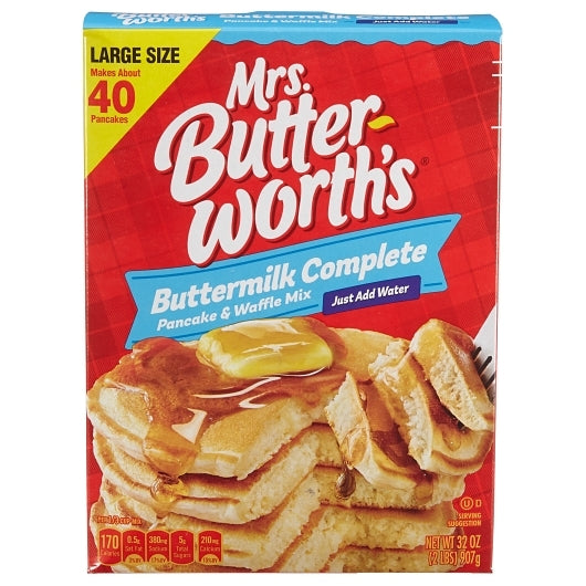 Mrs. Butterworth Pancake Mix Mrs Butterworth Buttermilk Box, 12 x 32 oz Case - DOT product image 2
