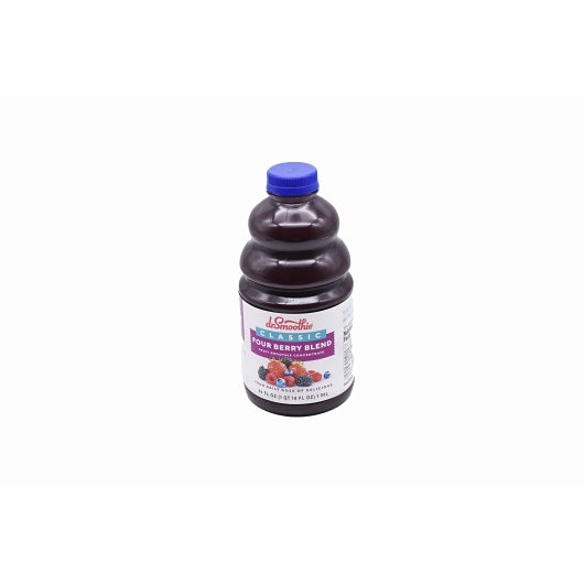 Dr. Smoothie Classic Four Berry Blend Smoothie Concentrate, 6 x 46 fl oz Case - Beverages