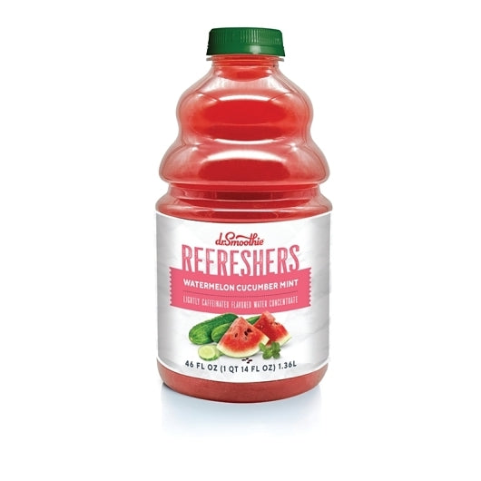 Dr. Smoothie Refreshers Watermelon Cucumber Mint Concentrate, 6 x 46 oz Case - Beverages