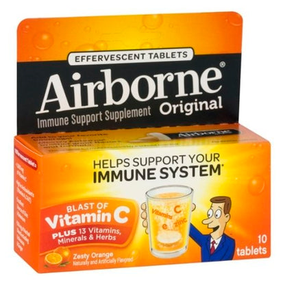 Airborne Effervescent Zesty Orange, 72 x 10 each Case - Health & Personal Care