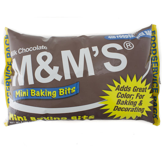 M and M Mini Baking Bits, 2 x 4 lb Case - Bakery & Desserts
