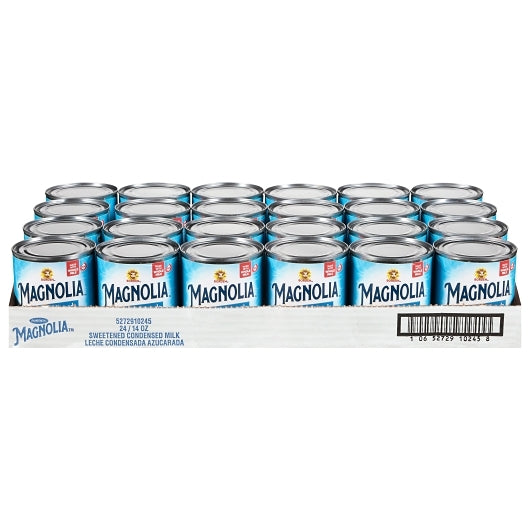 Magnolia Regular Sweetened Condensed Milk, 24 x 14 oz Case - GS1 open-case image