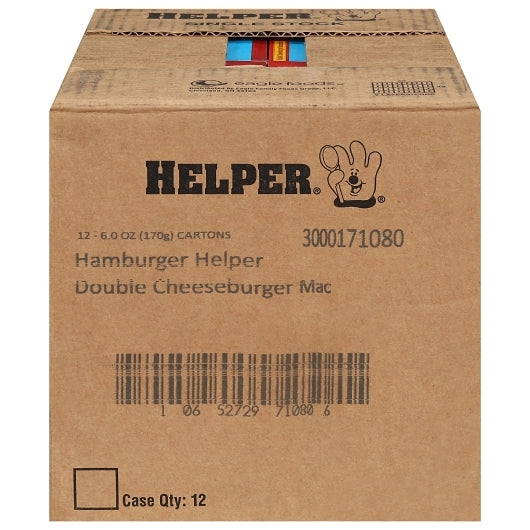 Helper Double Cheeseburger Macaroni, 12 x 6 oz Case - DOT product image 2