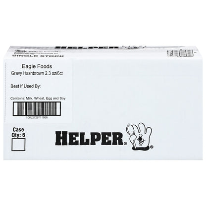 Helper Hashbrown And Gravy Microwave Cup, 6 x 2.3 oz Case - Condiments & Sauces - image 2