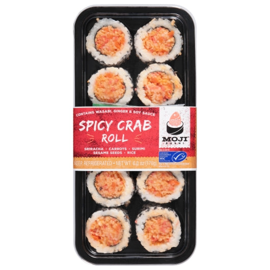 Moji Sushi SPICY CRAB ROLL, 4 x 6 oz Case - DOT product image 2