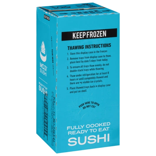 Moji Sushi CALIFORNIA CREAM CHEESE ROLL, 4 x 8 x 6 oz Case - DOT product image 6
