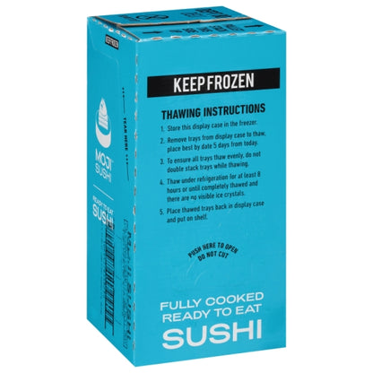 Moji Sushi CALIFORNIA CREAM CHEESE ROLL, 4 x 8 x 6 oz Case - DOT product image 6