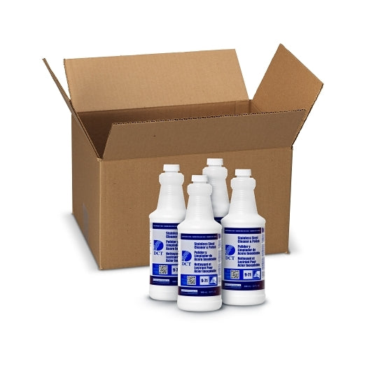 Diversified Chemical Technologies Stainless Steel Cleaner & Polish Ready-to-use, 4 x 32 oz Case - Cleaners & Sanitizers