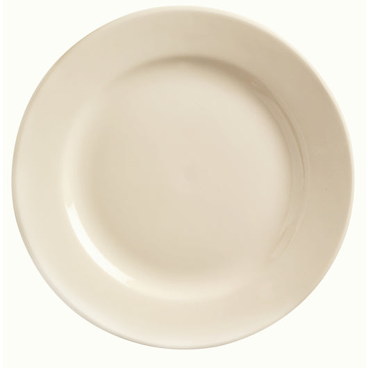 Princess Plate Rolled PRINCESS WHITE Rolled Edge Cream White Medium Rim Plate 7 1/8", 1 x 36 each Case - DOT product image 2