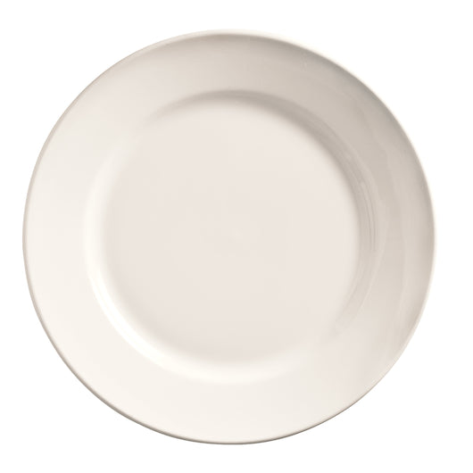 Libbey Porcelana Rolled Edge Wide Rim Plate 7 1/8" - Bright White, 1 x 36 each Case - Plates Bowls