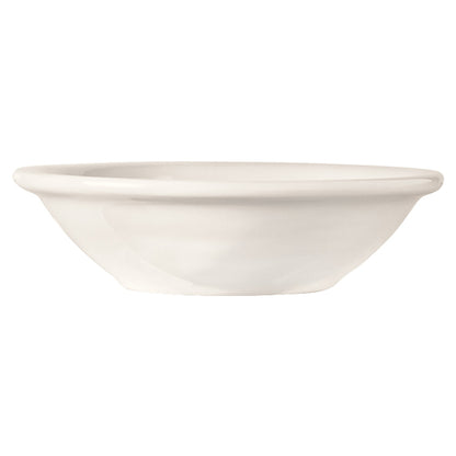 World Tableware PORCELANA Rolled Edge 5.5 oz Fruit Bowl 4 7/8" - Bright White, 1 x 36 each Case - Plates Bowls