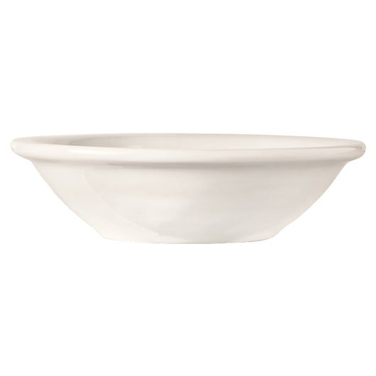 World Tableware PORCELANA Rolled Edge 5.5 oz Fruit Bowl 4 7/8" - Bright White, 1 x 36 each Case - Plates Bowls