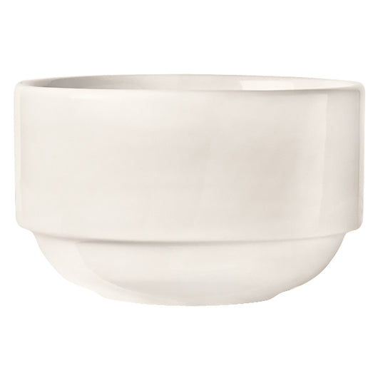 Libbey Porcelana 10 oz Nestabowl 4" - Bright White, 1 x 36 each Case - Plates Bowls