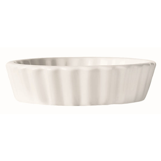 Libbey Bedrock Ovenware 8 oz Round Creme Brulee 5" - Bright White, 1 x 24 each Case - Glassware & Drinkware