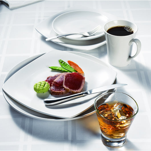 Libbey PORCELANA Coupe Square Plate 10.25" - Bright White, 1 x 12 each Case - DOT product image 2