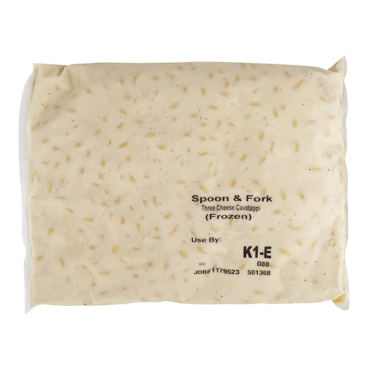 Spoon & Fork Three Cheese Cavatappi, 4 x 4 lb Case - Pantry Ingredients