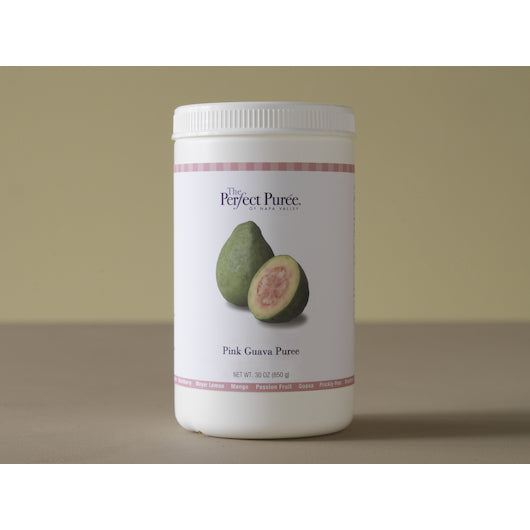 The Perfect Puree Pink Guava Puree, 6 x 30 oz Case - Frozen Fruit
