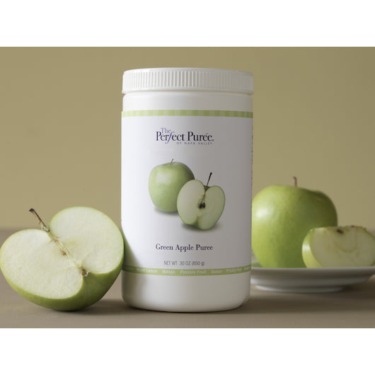 The Perfect Puree Green Apple Puree, 6 x 30 oz Case - Frozen Fruit