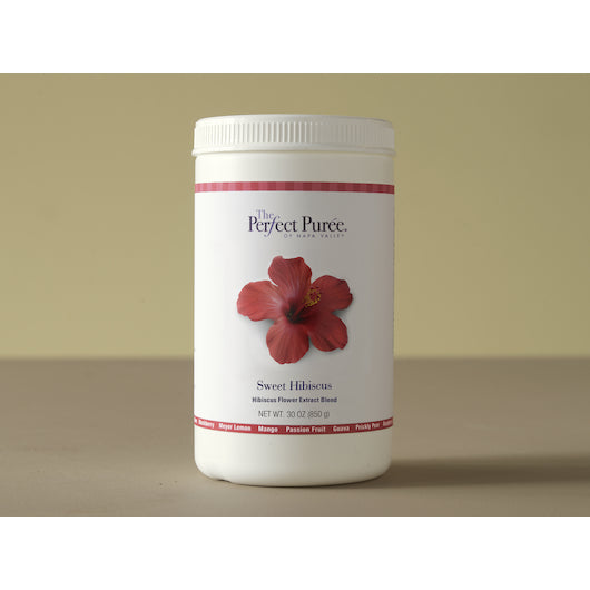 The Perfect Puree Sweet Hibiscus, 6 x 30 oz Case - Frozen Fruit