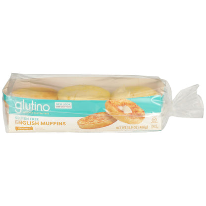 Glutino Gluten Free Premium Original English Muffins, 6 x 16.9 oz Case - DOT product image 2