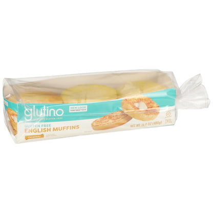 Glutino Gluten Free Premium Original English Muffins, 6 x 16.9 oz Case - DOT product image 4