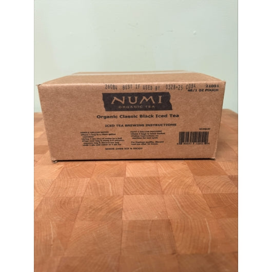 Numi Organic Classic Black Iced Tea Pouch, 48 x 1 oz Case - Coffee & Tea