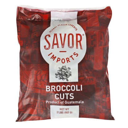 Savor Brands Iqf Broccoli Cuts, 12 x 2 lb Case - Frozen Vegetables & Sides