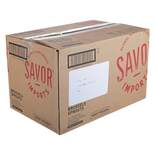 Savor Imports IQF BRUSSELS SPROUTS, 12 x 2 lb Case - DOT product image 5