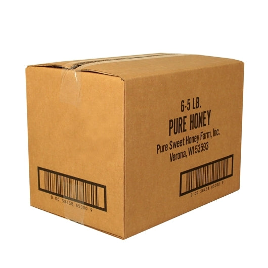 White Table Honey Bulk, 6 x 5 lb Case - GS1 closed shipping case image