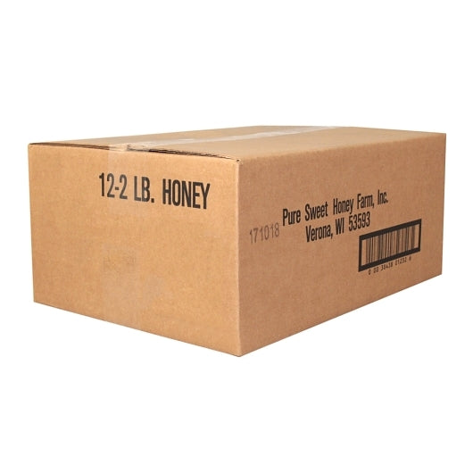 White Table Honey Bulk, 12 x 2 lb Case - GS1 closed shipping case image