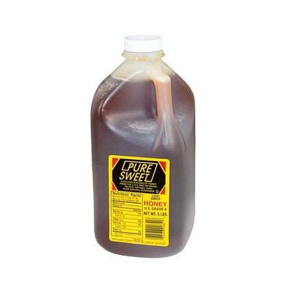 Honey Light Amber Honey Bulk, 6 x 5 lb Case - Pantry Ingredients
