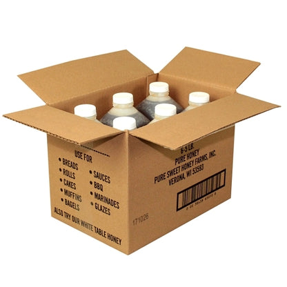 Honey Light Amber Honey Bulk, 6 x 5 lb Case - DOT product image 2