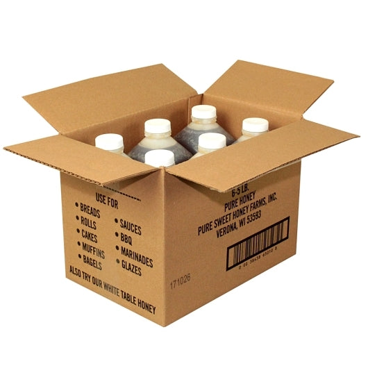 Honey Light Amber Honey Bulk, 6 x 5 lb Case - DOT product image 2