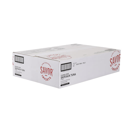Savor Imports Chunk Light Skipjack Tuna In Water, 6 x 4 lb Case - DOT product image 5
