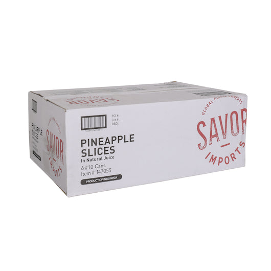 Savor Pineapple Slice Pineapple Sliced in Juice, 6 x 6.72 lb Case - DOT product image 5