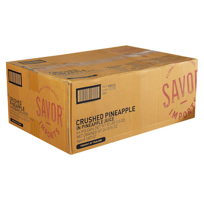 Savor Imports Pineapple Crushed, 6 x 6.72 lb Case - DOT product image 5