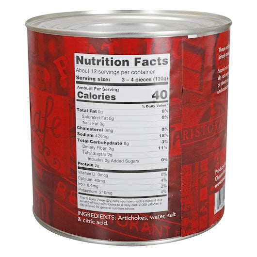 Savor ARTICHOKE HEARTS 40/50CNT, 6 x 5.513 lb Case - DOT product image 2