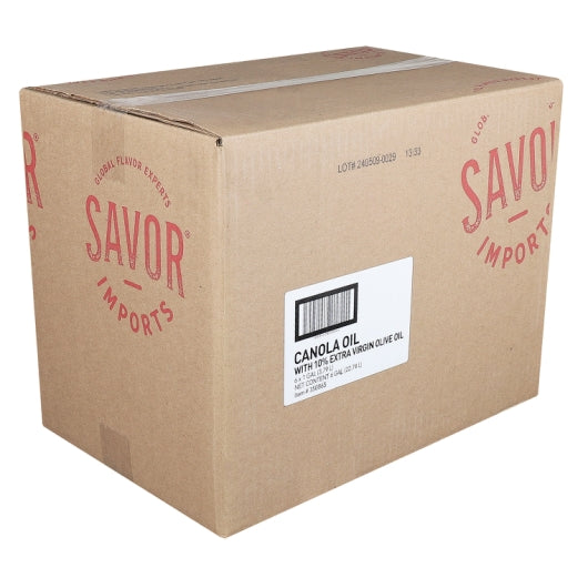 Savor Imports Canola Oil With Extra Virgin Olive Oil (90/10), 6 x 1 GA Case - DOT product image 5
