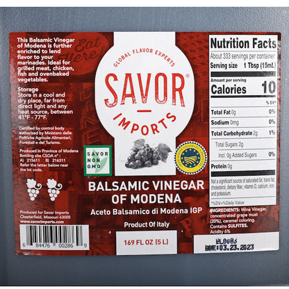(Price/Case)Carello 358896 Vinegar Balsamic 2-5 Liter - DOT product image 2