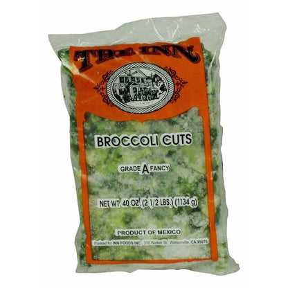 Savor Brands Broccoli Cuts Wet Pack, 12 x 2.5 lb Case - Frozen Vegetables & Sides