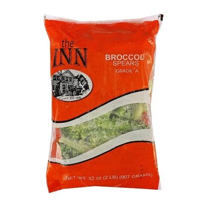 Savor Brands Broccoli Spear Wet Pack, 12 x 2 lb Case - Frozen Vegetables & Sides