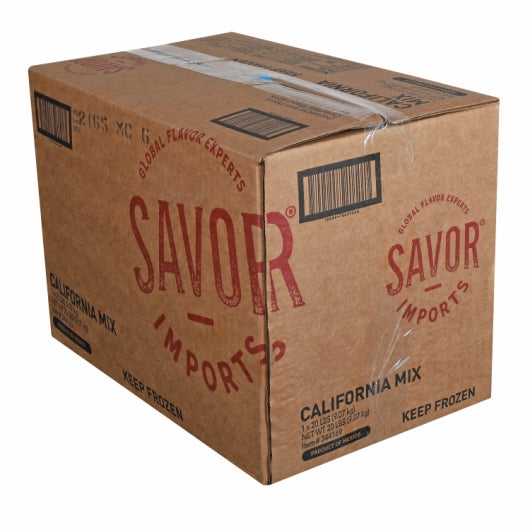 Savor Brands IQF CALIFORNIA VEGETABLE MIX, 1 x 20 lb Case - DOT product image 5