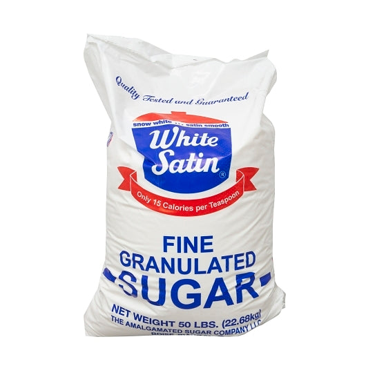 Sugar and Sugar Beet Granulated Sugar, 1 x 50 lb Case - Pantry Ingredients