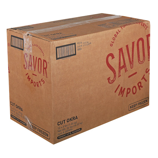 Savor Brands CUT OKRA, 12 x 3 lb Case - DOT product image 6