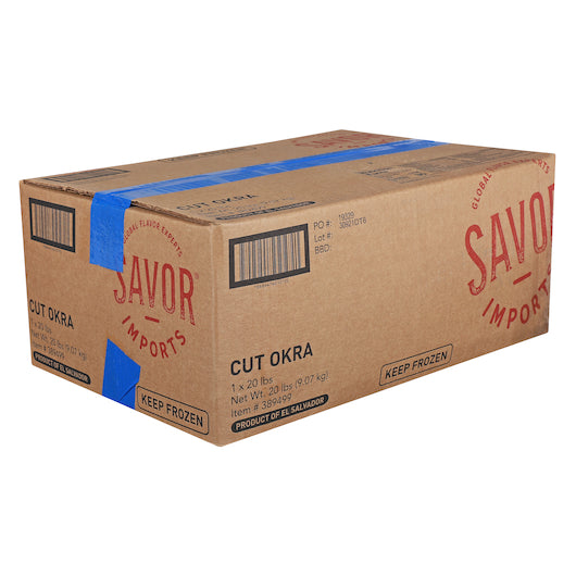 Savor Brands CUT OKRA, 1 x 20 lb Case - DOT product image 5