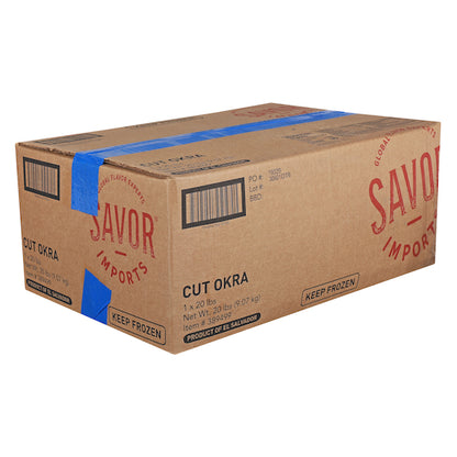 Savor Brands CUT OKRA, 1 x 20 lb Case - DOT product image 5