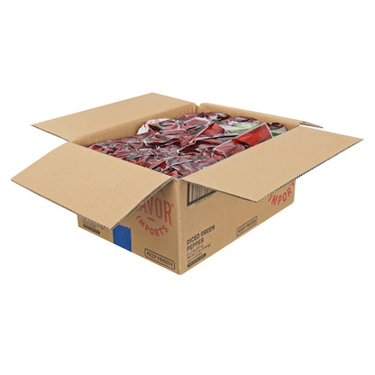 Savor Imports IQF DICED GREEN PEPPERS 3/8", 6 x 2 lb Case - DOT product image 2